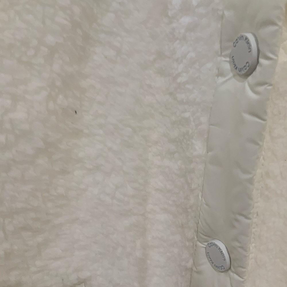 Calvin Klein Ivory Button-Up Jacket - Picture 10 of 10